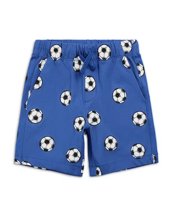 Детские шорты для мальчиков с принтом Soccer Print Miles The Label, Royal