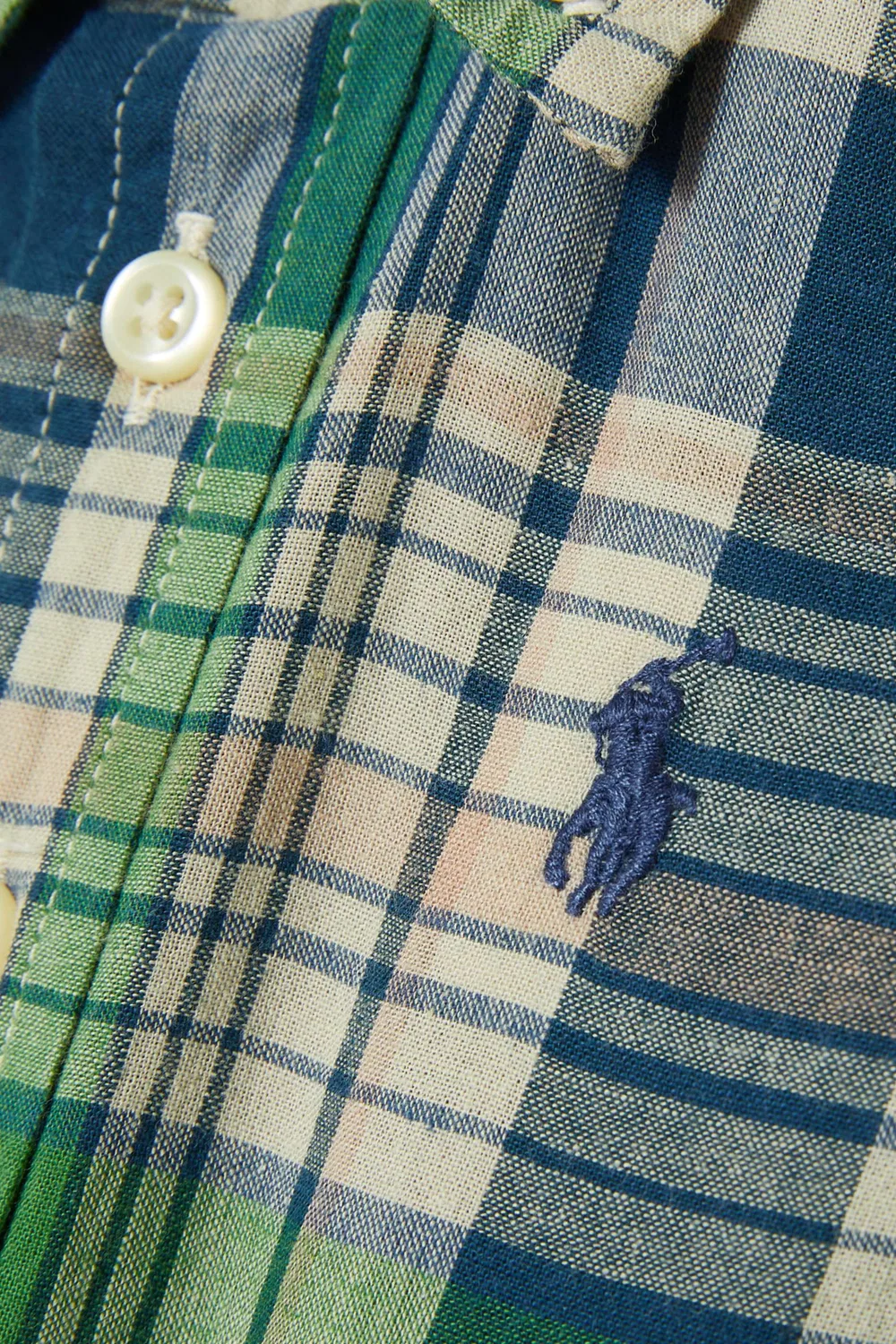Комплект рубашки и шорт в клетку Polo Ralph Lauren — фото 4
