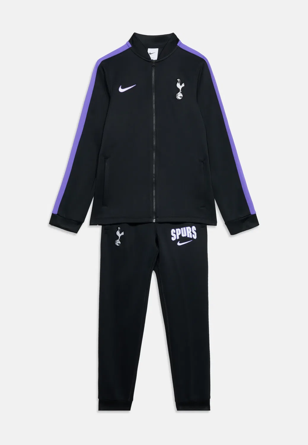 Тоттенхэм Хотспурс забивает третий унисекс-спортивный костюм Nike Performance, Black/Psychic Purple/White