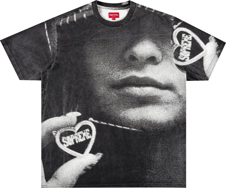 

Футболка Supreme Kim Necklace Short-Sleeve Top 'Black', черный