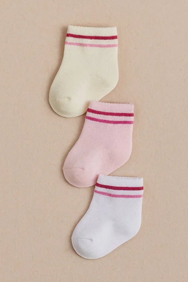 Детские носки хлопковые 3 шт Keskin Bebe, Model 6