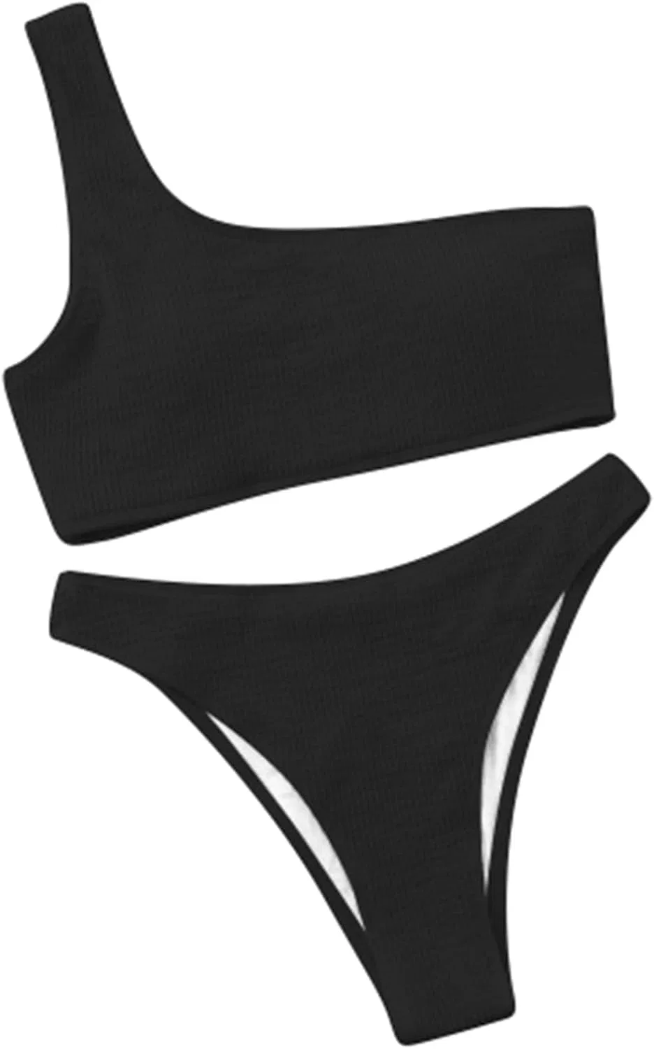 Женский бикини-комплект с эффектом контроля живота Generic, Black — фото 4