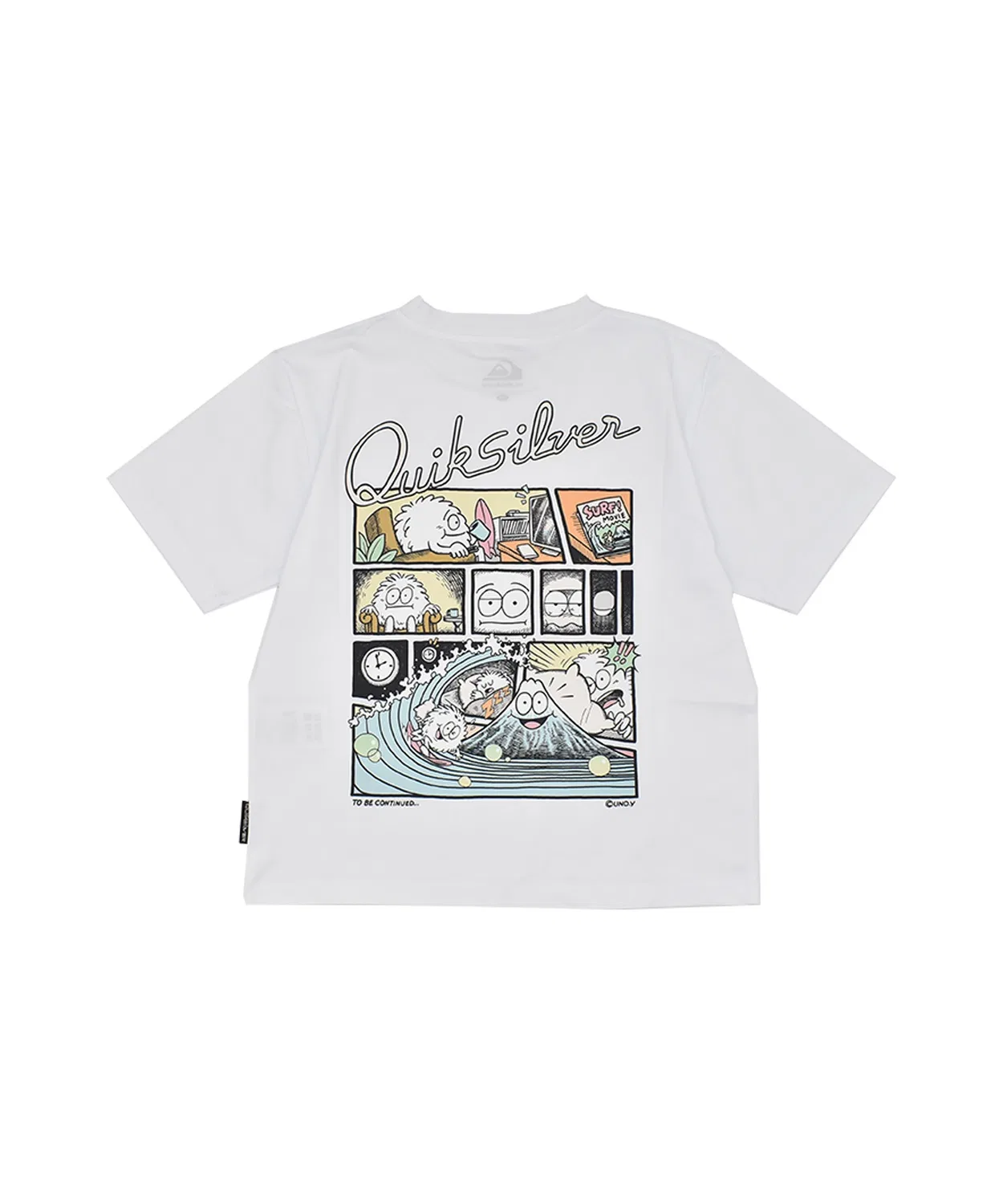 Детская футболка с длинным рукавомс принтом Quiksilver, Black — фото 3