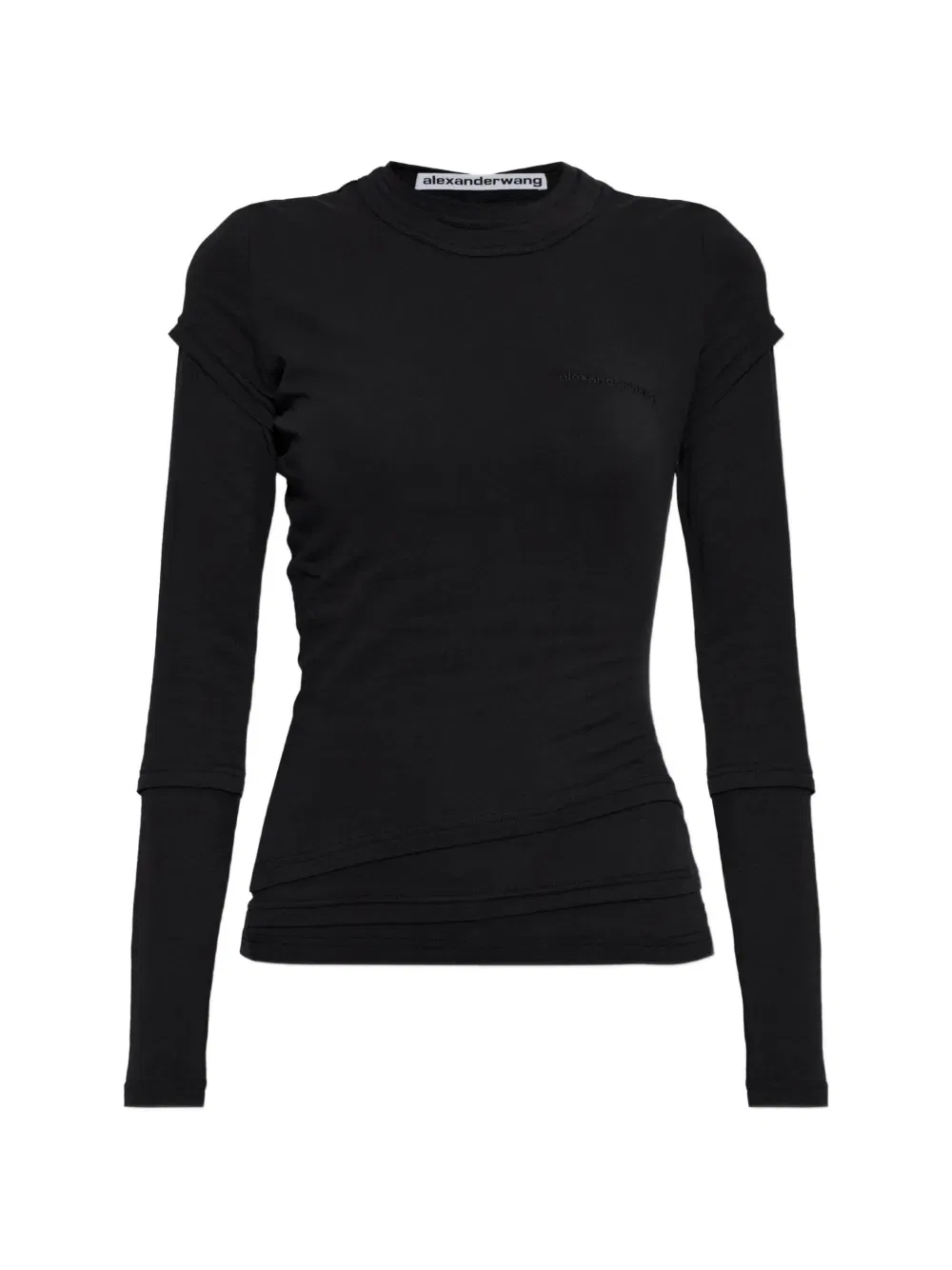 Футболка трикотажная Alexander Wang, черный