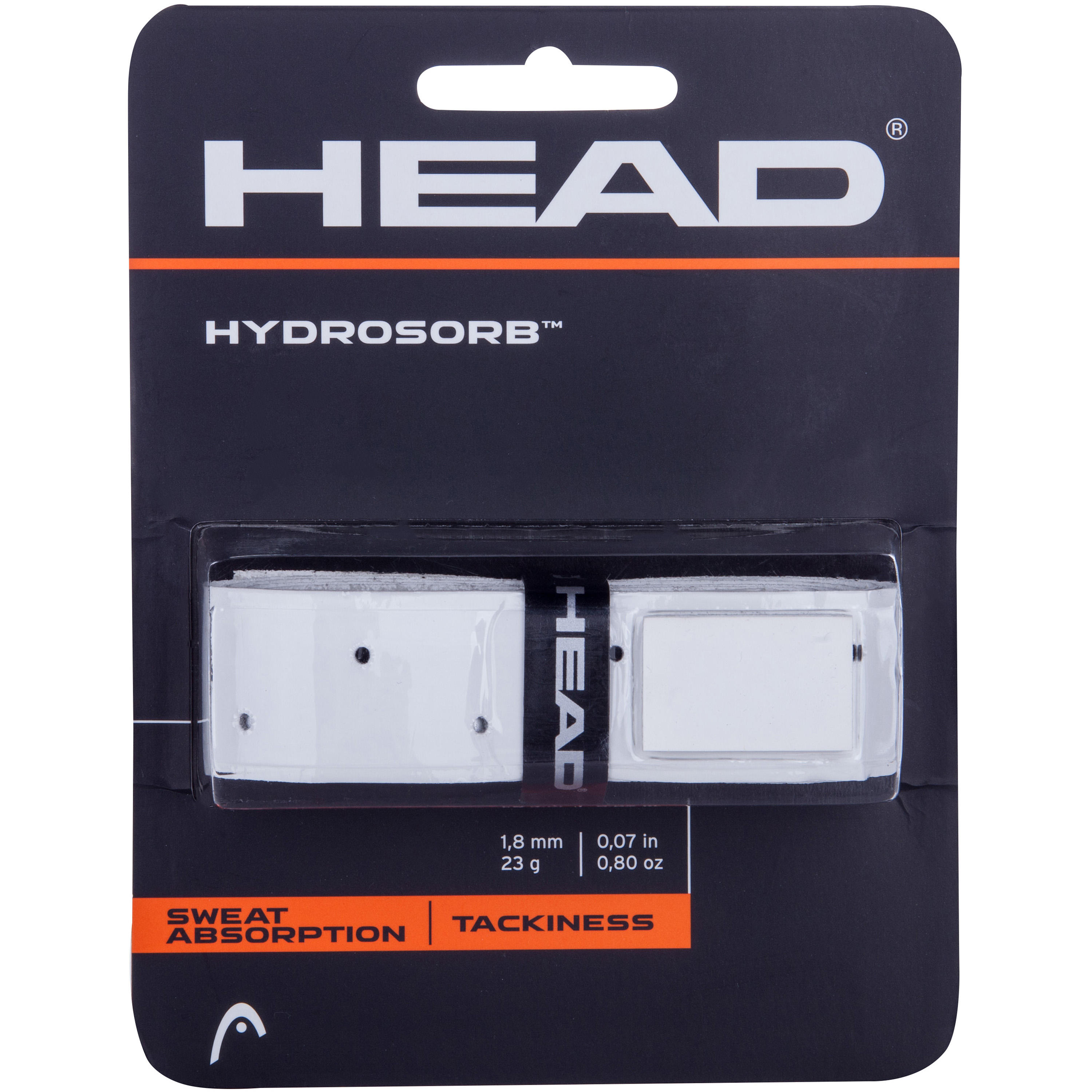 Лента на голову Tennis Hydrosorb Basis Grip белая HEAD - фото