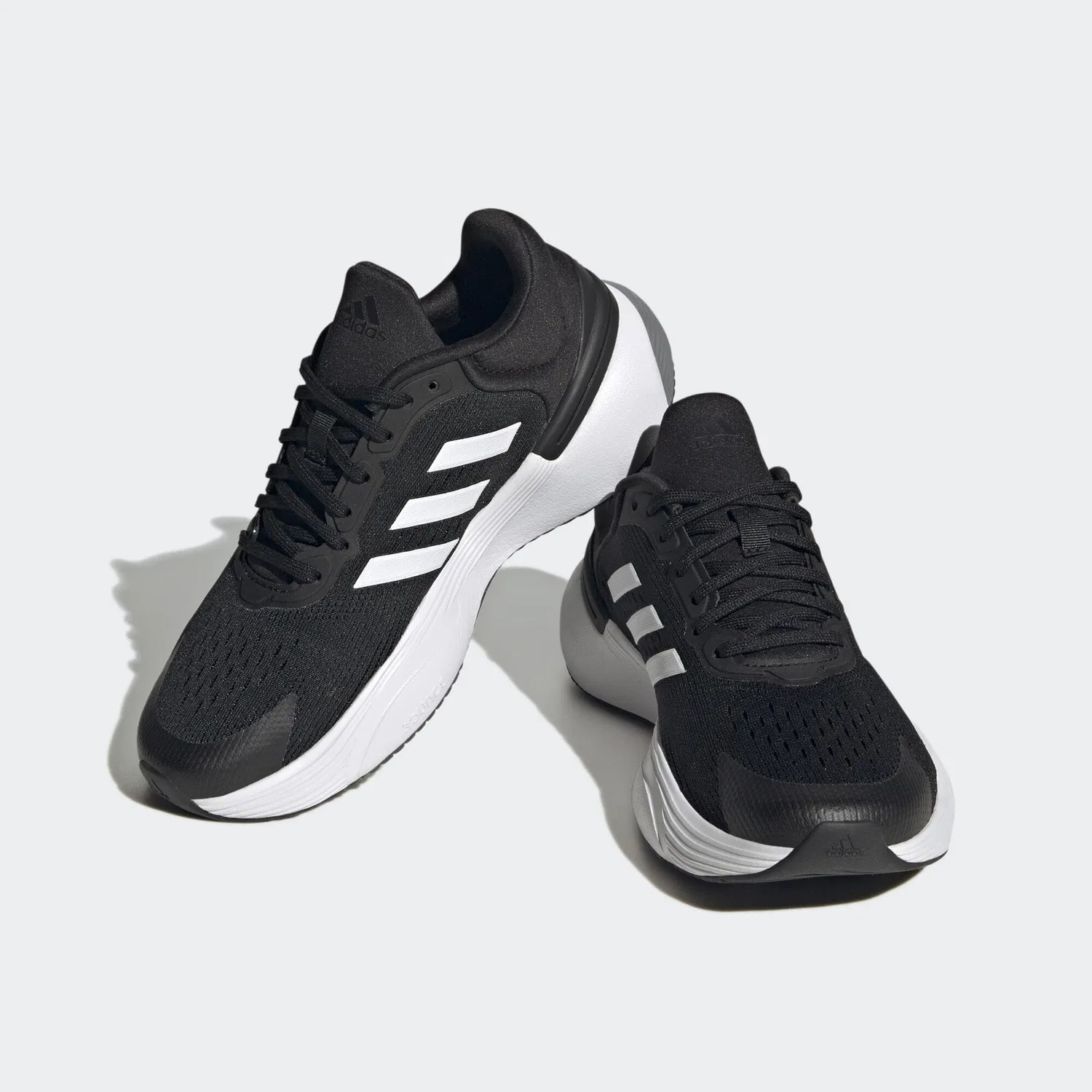 Детские кроссовки для мальчиков с принтом Response Super 3.0 J Adidas, Black Core Black Ftwr White — фото 3