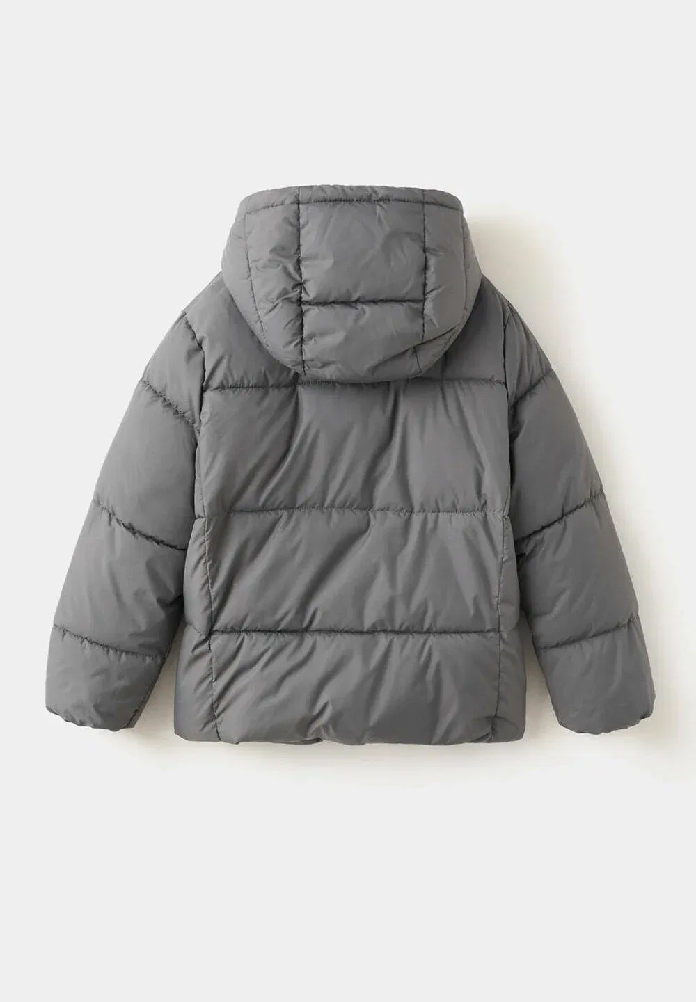 Детская зимняя куртка Mango Kids, Grey — фото 2