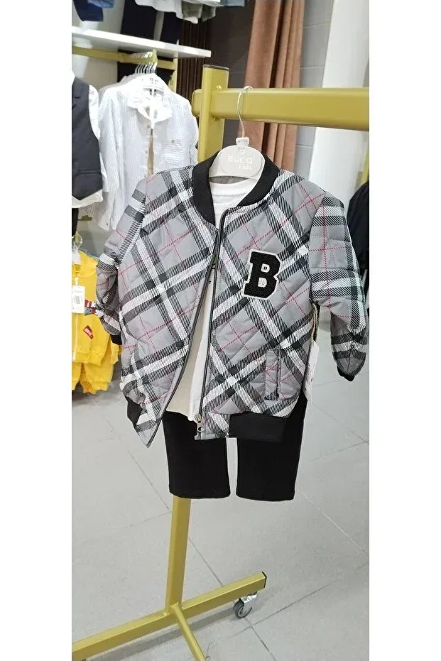 Детский костюм хлопковый Shop, Gray