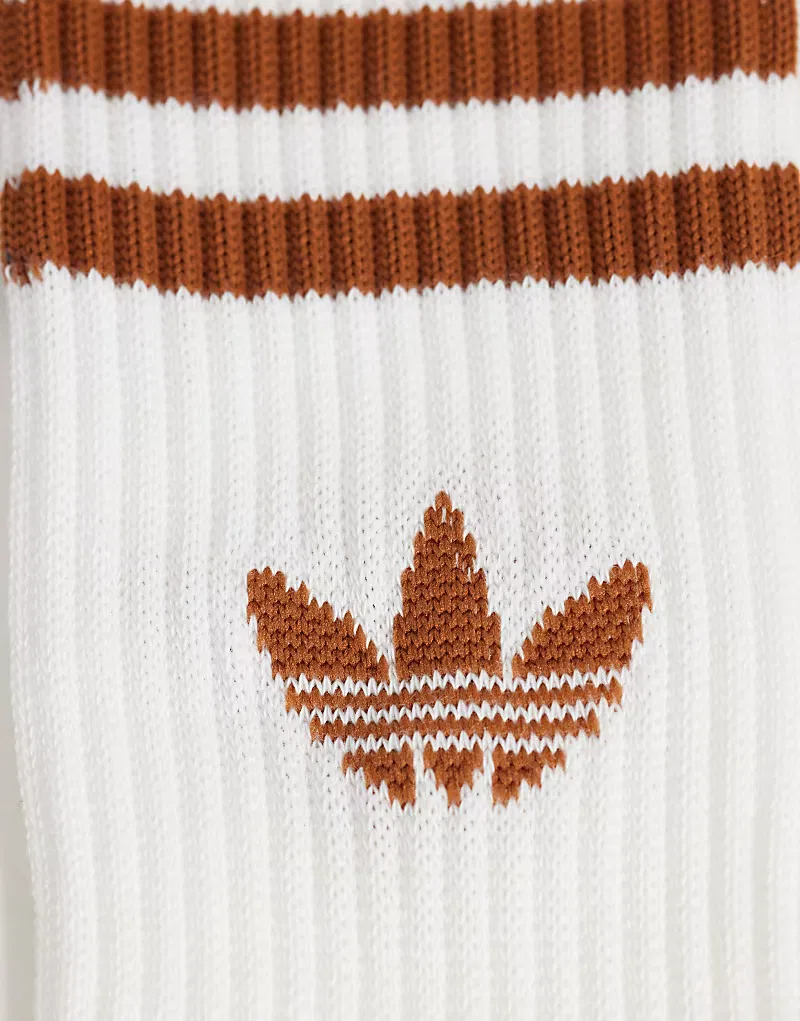 Носки высокие с тремя полосками 3 шт Adidas Originals, черный/темно-синий/белый — фото 2