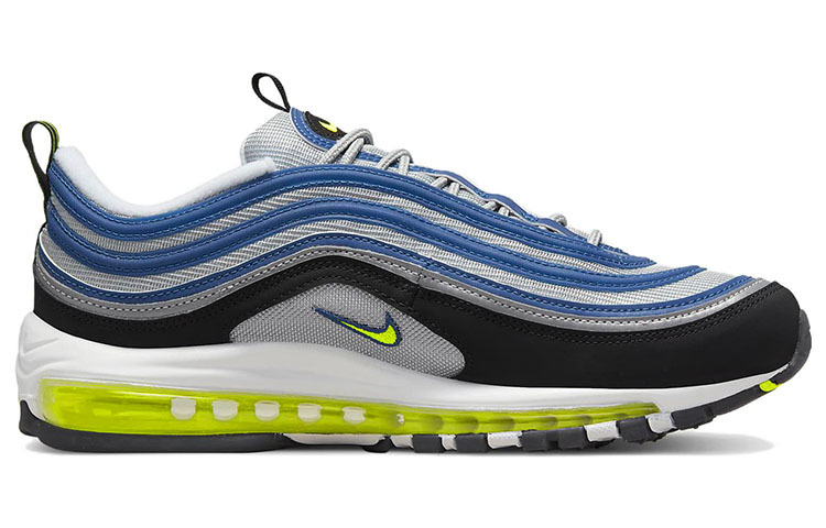 Кроссовки Nike Air Max 97 OG, синий/желтый — фото 2