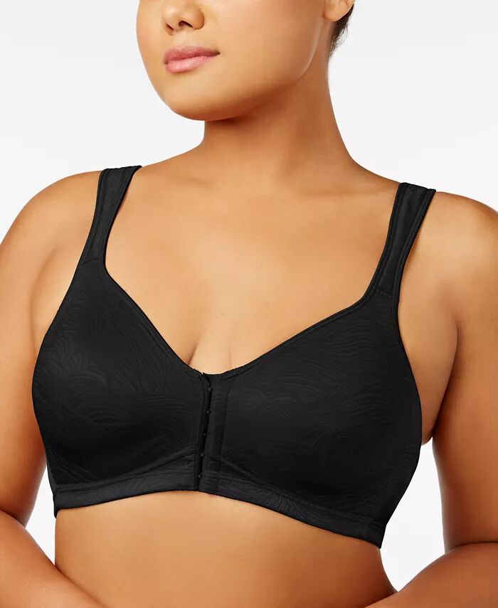 

18-часовой бюстгальтер Posture Boost Front Close Wireless USE525, только онлайн Playtex, черный
