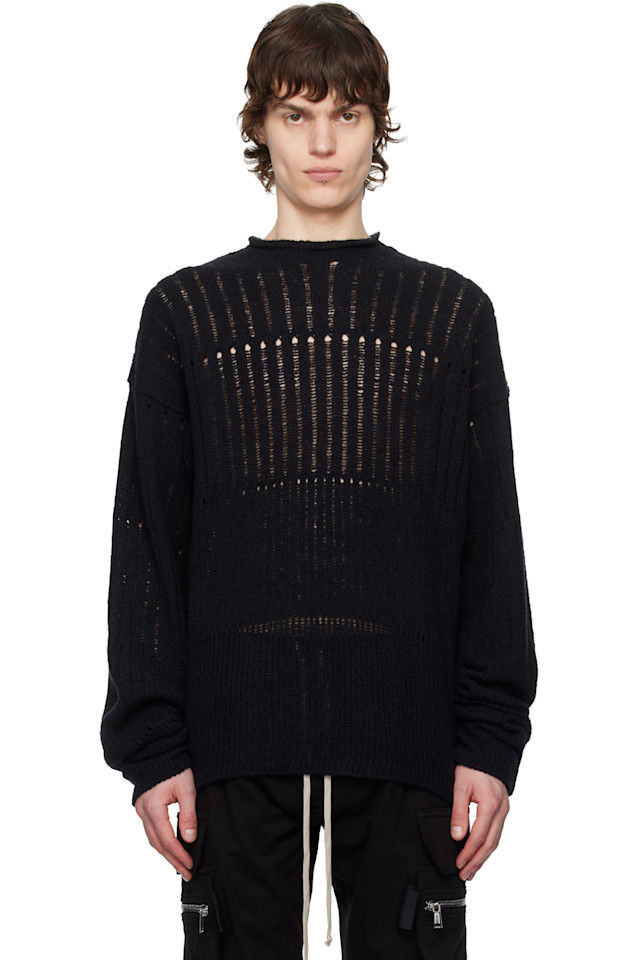 

Оверсайз свитер Hollywood Rick Owens, черный