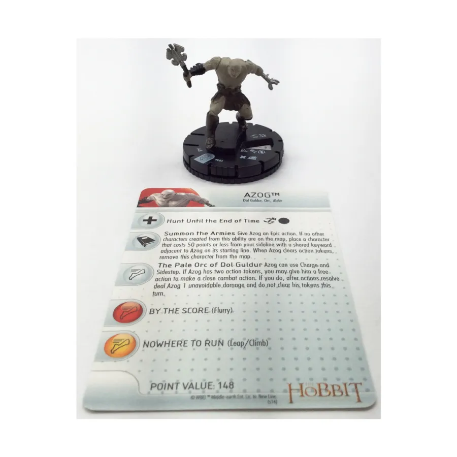 

Азог #003 (С), HeroClix - The Hobbit - The Battle of Five Armies - Singles