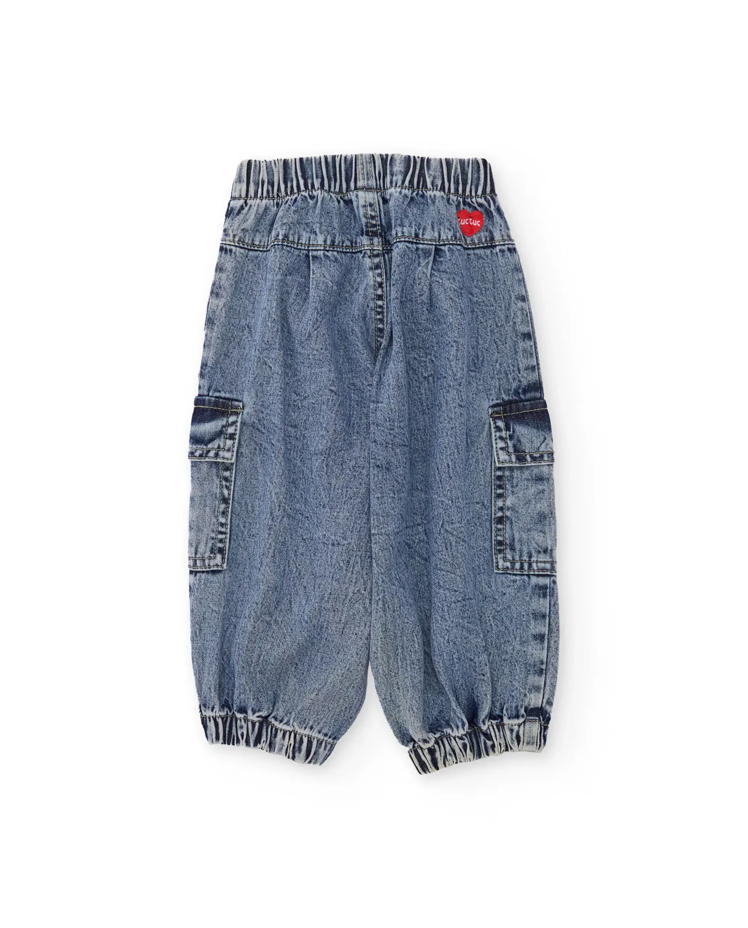 Детские брюки для девочки с плоской и эластичной талией Tuc tuc, Azul Denim — фото 3