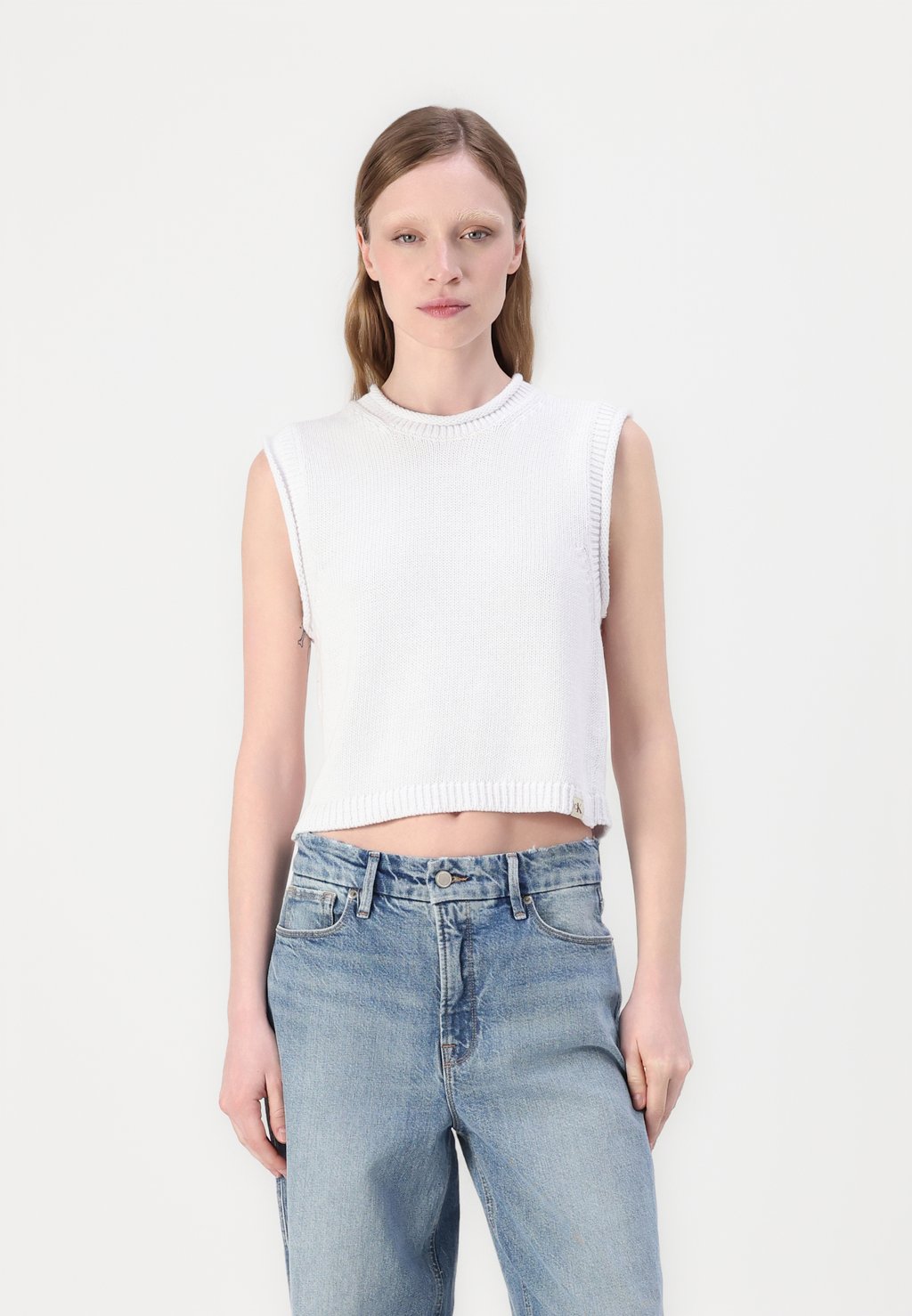 

Топ Calvin Klein Jeans, белый