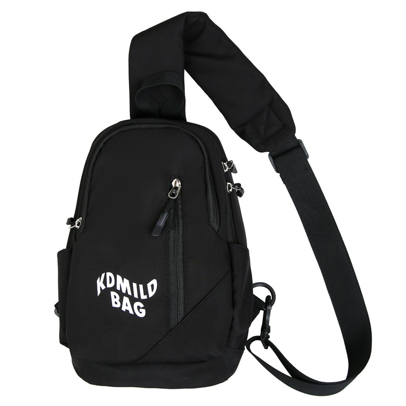 

BALANG Нейлоновый поясной рюкзак-слинг унисекс красный черный розовый синий серый белый, Black+Coal Ball Charm