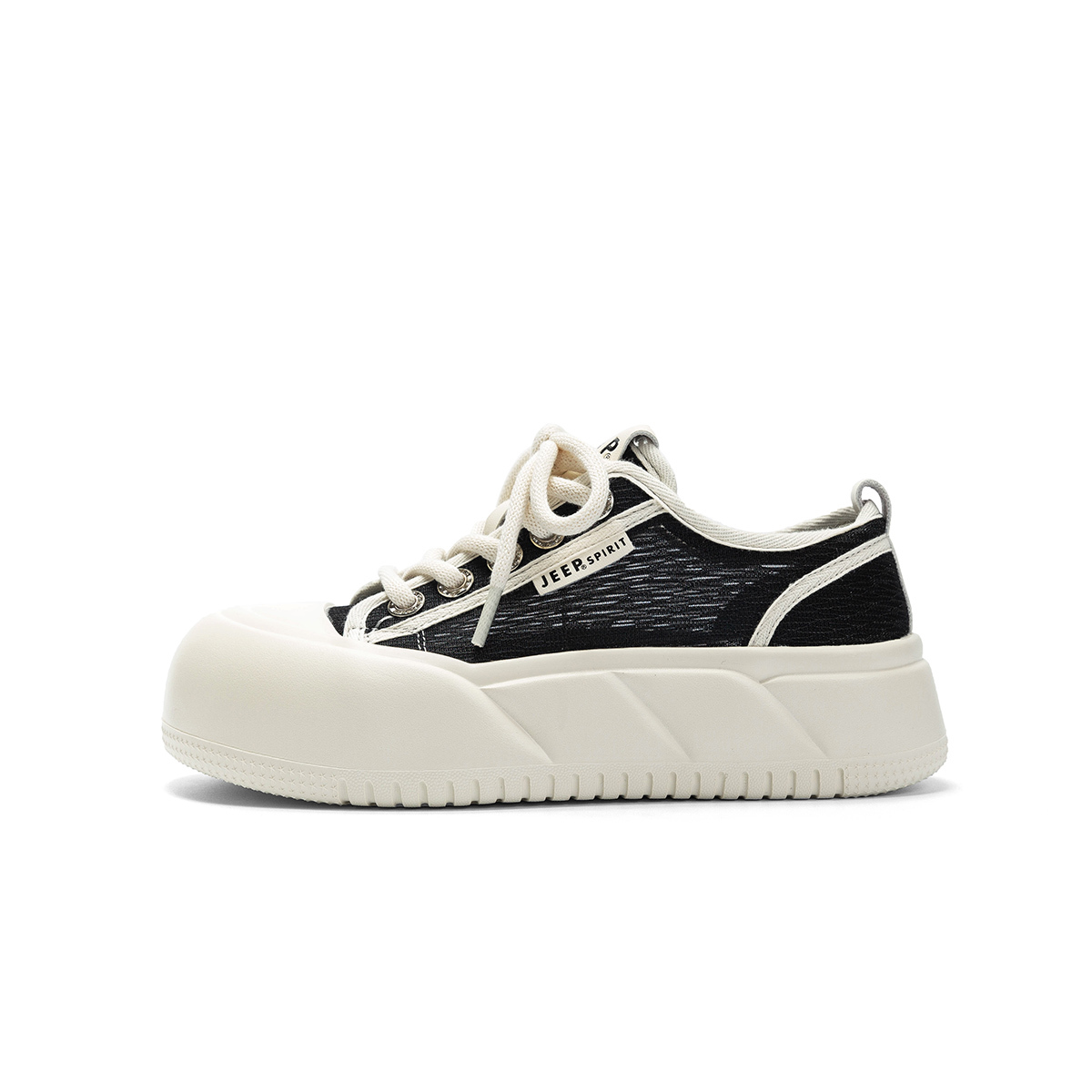 

Кроссовки JEEP SPIRIT Skateboarding Shoes Women's Low-top, черный