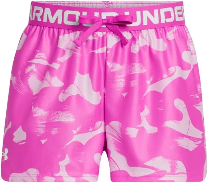 Детские шорты Under Armour Play Up с принтом, (638) Stellar Pink//White
