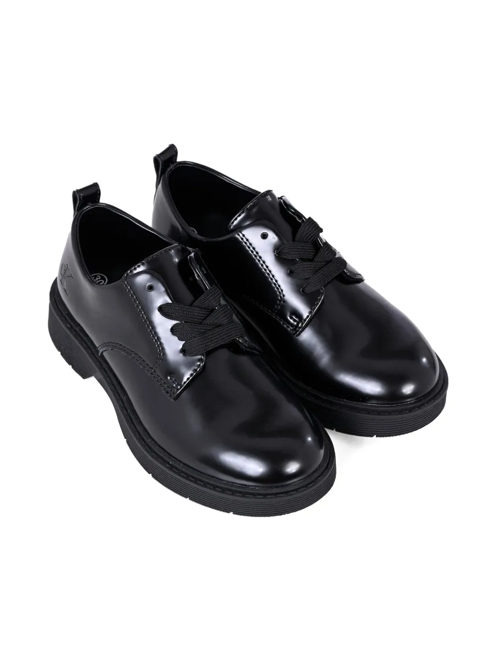 

Мокасины на шнуровке Calvin Klein Kids, черный