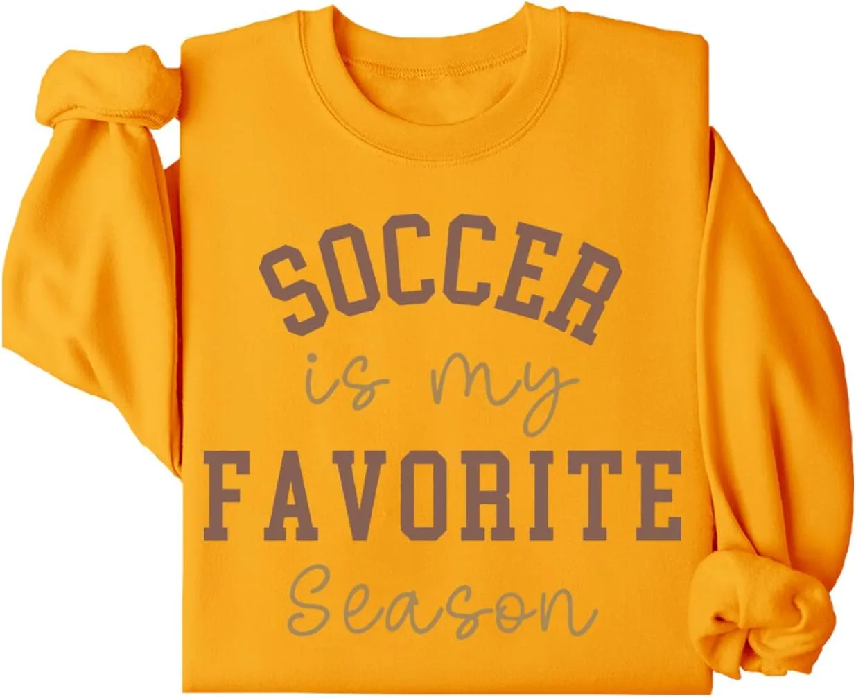

Толстовка с принтом "Soccer is My Favorite Season" Niaday