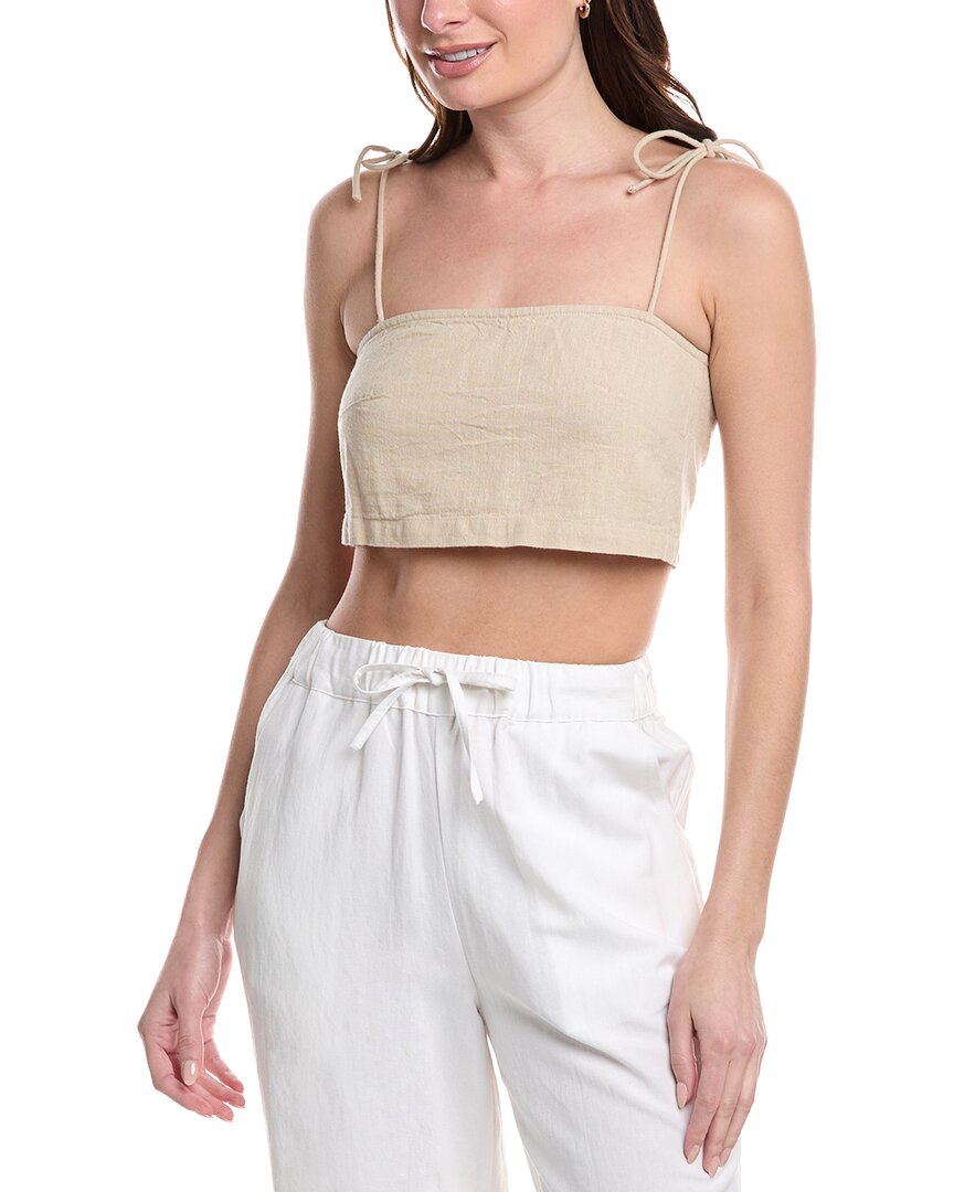 

BEACH LIFE Топ с завязками, коричневый