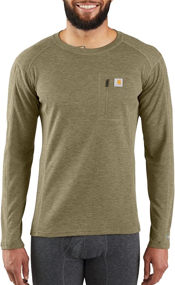 

Carhartt мужская базовая футболка MBL110 Base Force Heavyweight, Burnt Olive Heather
