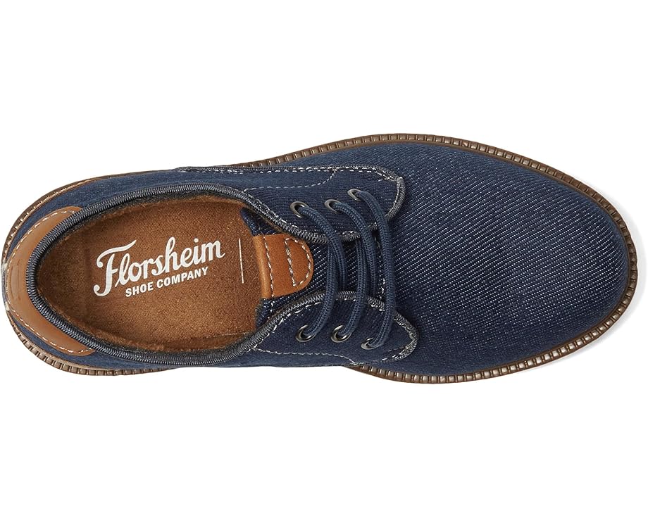 Оксфорды Florsheim Kids Highland Canvas Plain Toe Oxford Jr., темно-синий — фото 2