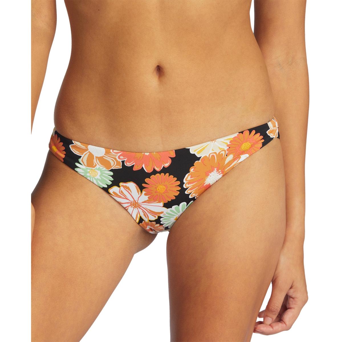 

Женские плавки с цветочным принтом Cheeky, раздельные Roxy, цвет black multi