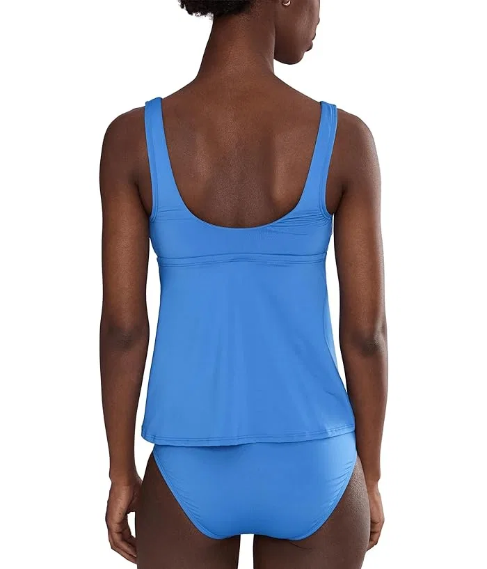Танкини Nike Effortless Essential Scoop Neck, Blue Crystal — фото 4