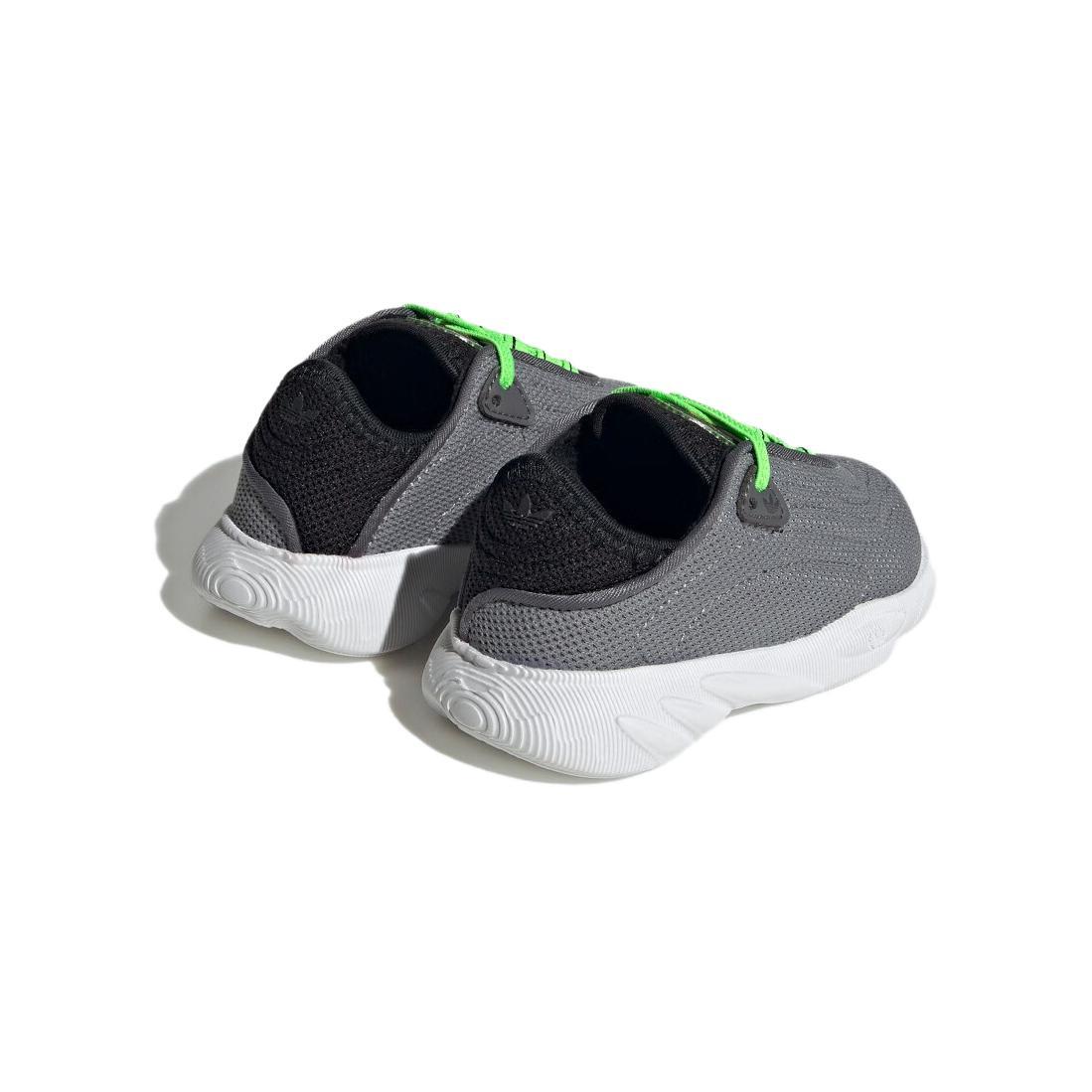 AdiFOM SLTN Детская обувь для малышей, кроссовки Adidas Originals, цвет Gray Black — фото 4