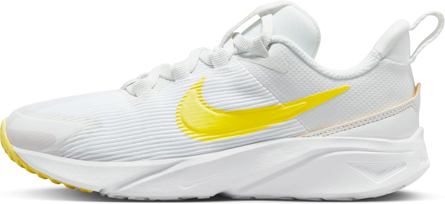 

Детские кроссовки Nike Star Runner Unisex-Child 4 Nn (Gs), белый/желтый