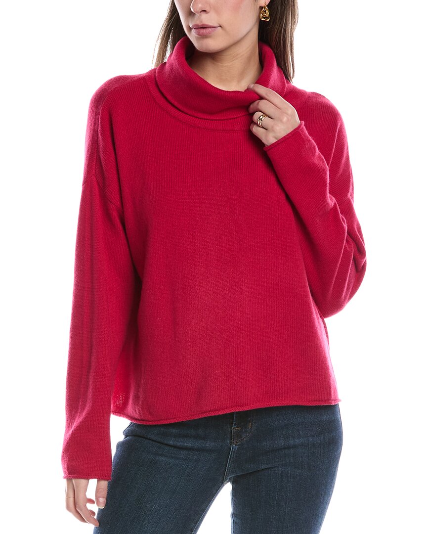 

EILEEN FISHER Водолазка из кашемировой смеси с коробкой-топом, розовый