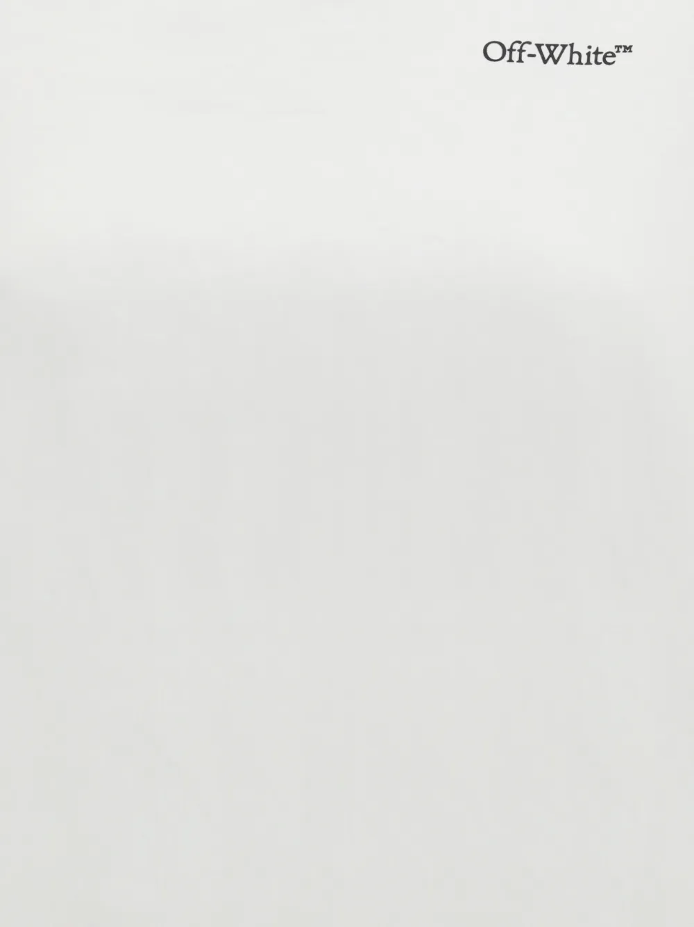 Футболка с графикой в виде половины стрелы Off-White, белый — фото 3