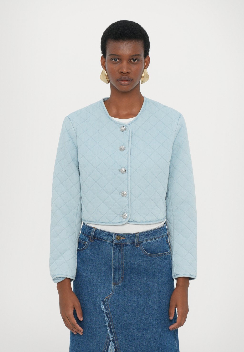 

Джинсовая куртка CHELSY JACKET DESIGNERS REMIX, цвет Light Denim