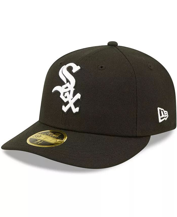 

Мужская кепка Chicago White Sox черно-белая с низким профилем 59FIFTY New Era