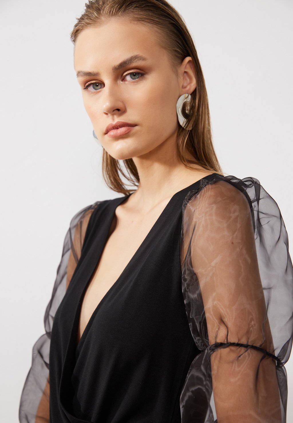 

Топ с длинными рукавами Anna Field, черный