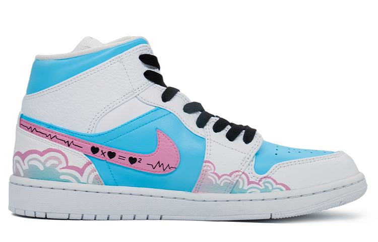 

Jordan Air Jordan 1 винтажные баскетбольные кроссовки мужские, Light Blue