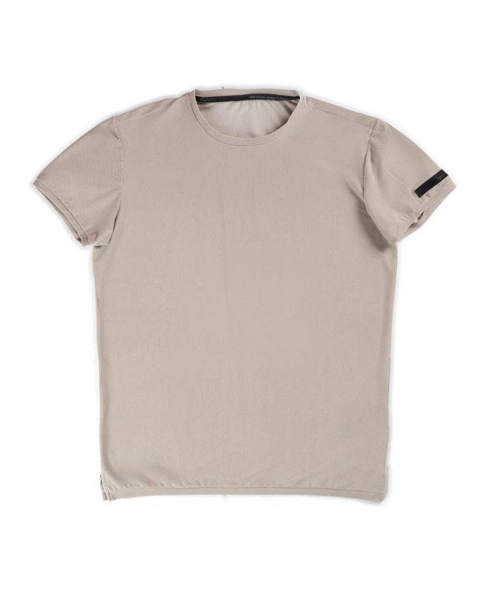 

Футболка из ткани пике белого цвета с техно-стиром Rrd, бежевый, Белый, Футболка из ткани пике белого цвета с техно-стиром Rrd, бежевый