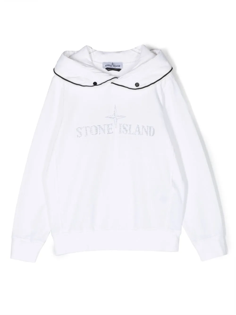 

Худи с логотипом Stone Island Junior, белый