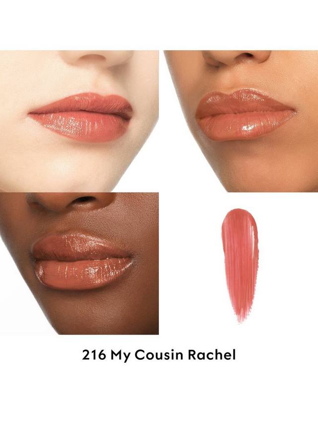 Блестящая помада Rouge de Beauté с высоким глянцем Gucci, 216 My Cousin Rachel — фото 2