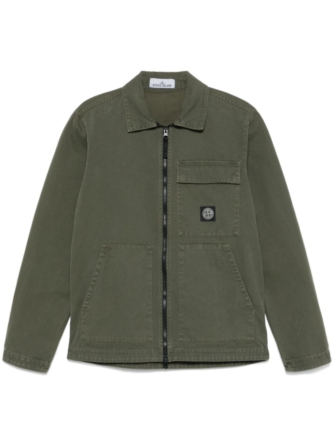 

Stone Island рубашка с логотипом Compass, зеленый