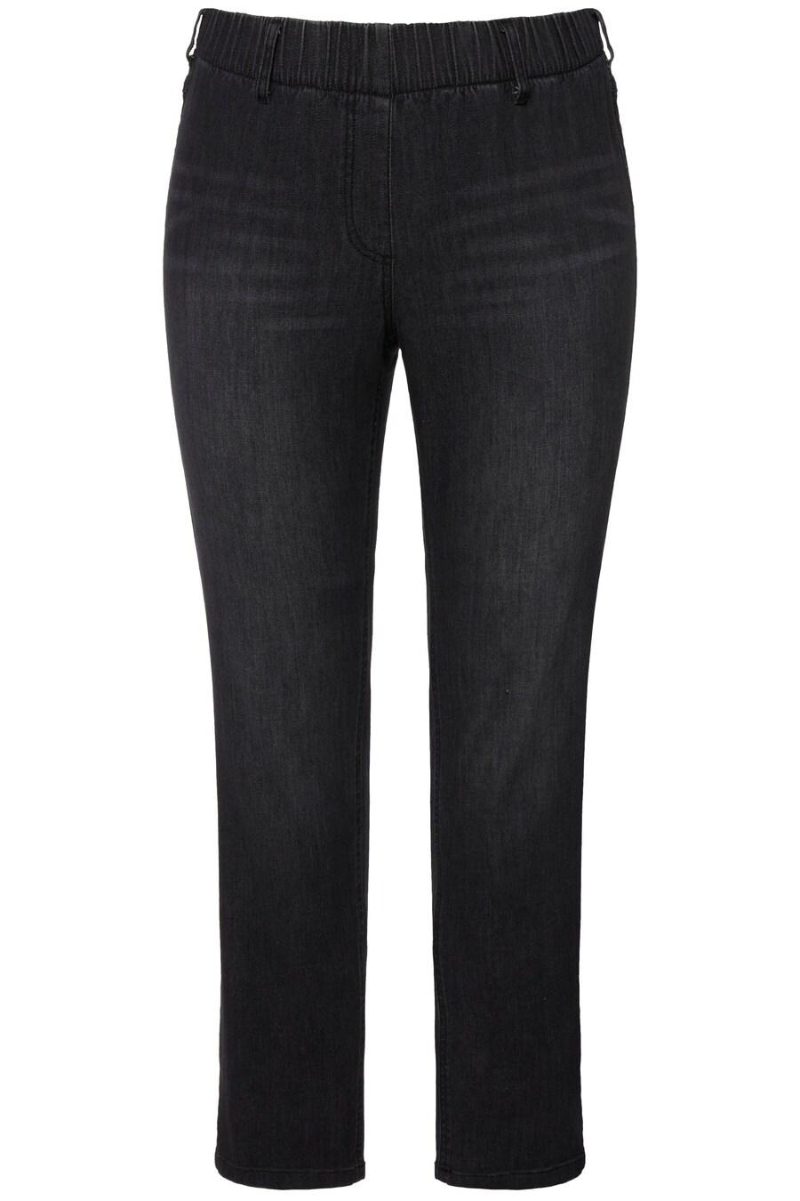 

Облегающие джеггинсы Ulla Popken, черный деним