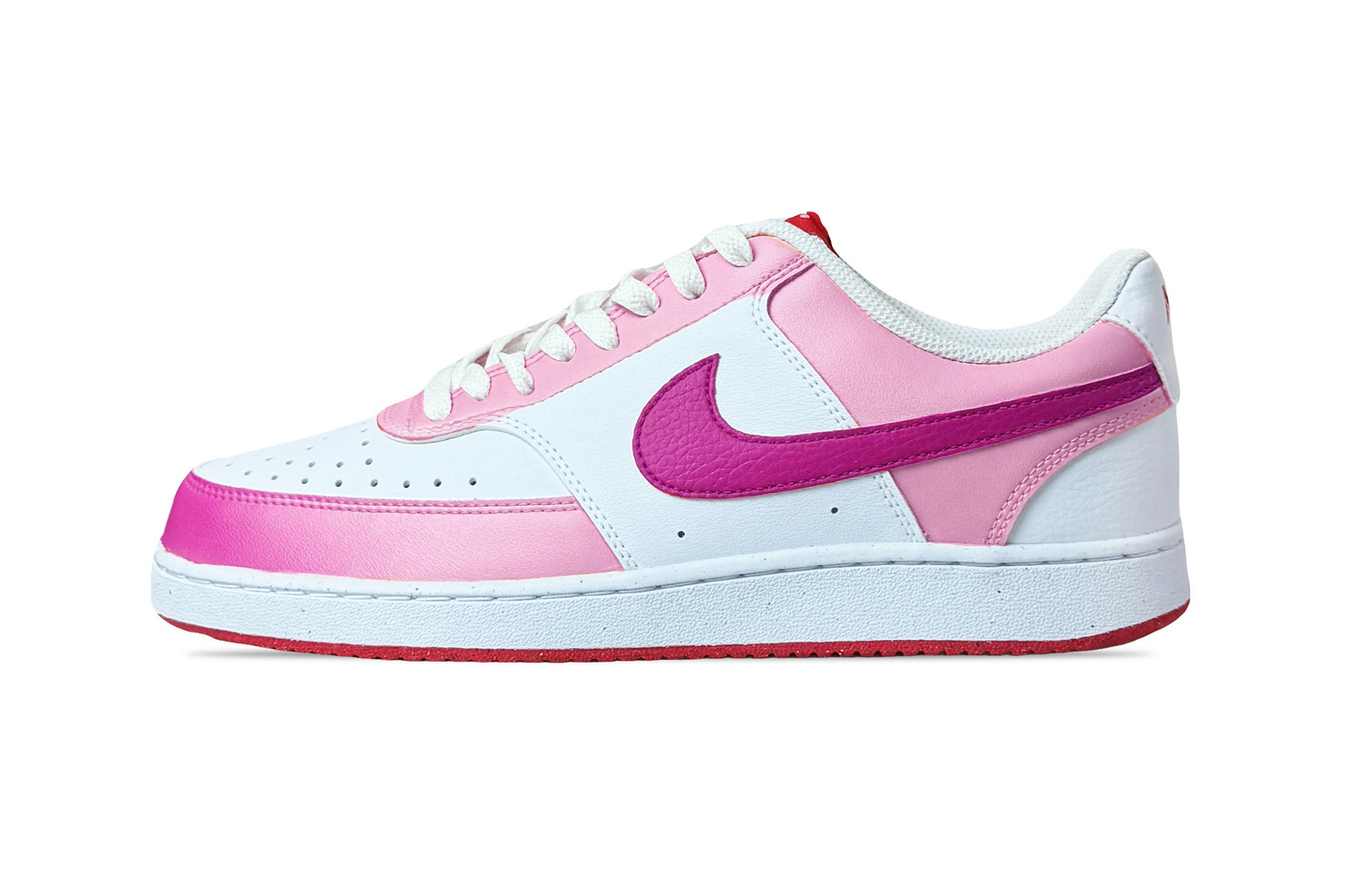 

Кроссовки Nike Court Vision 1 Skateboarding Shoes Men Low-top Pink/white, белый