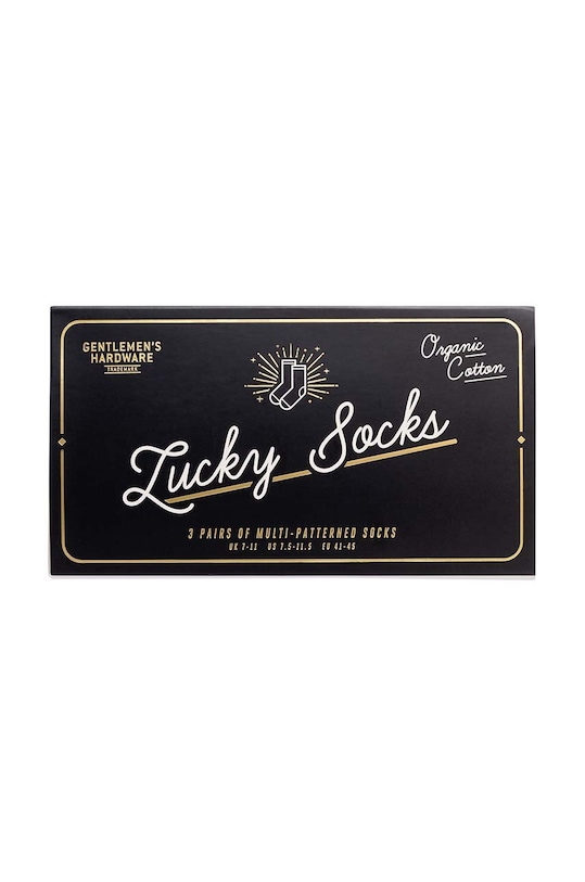 

Носки Lucky Socks 3 пары Gentlemen'S Hardware, черный
