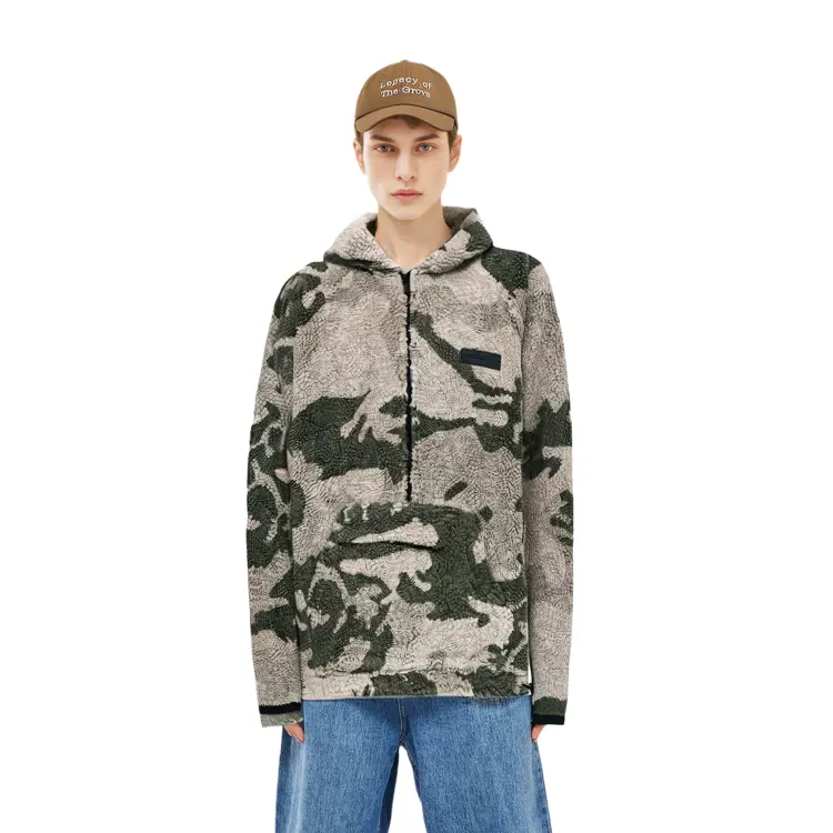 Толстовка мужская камуфляжная Fear Of God Essentials, цвет Camouflage — фото 3