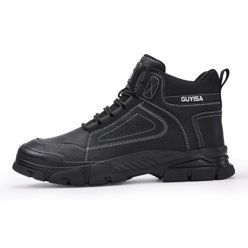 

Blue Gull Shield Кроссовки Wear-Resistant Impact-Resistant Support High-Top Outdoor Shoes Men's Black
