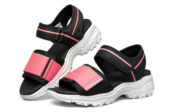 Сандалии d'lites 1.0 sandals black/pink Skechers, черный — фото 3