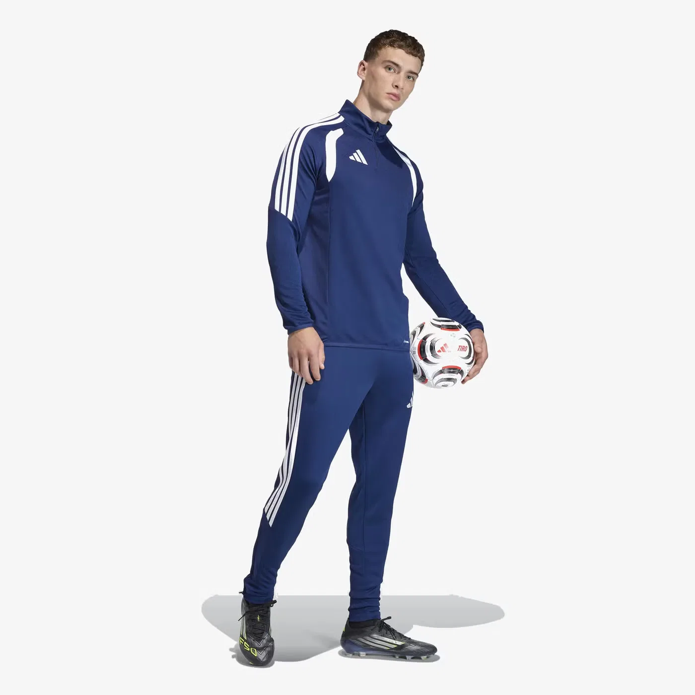 Штаны тренировочные с логотипом Tiro26 League Adidas, темно-синий — фото 4