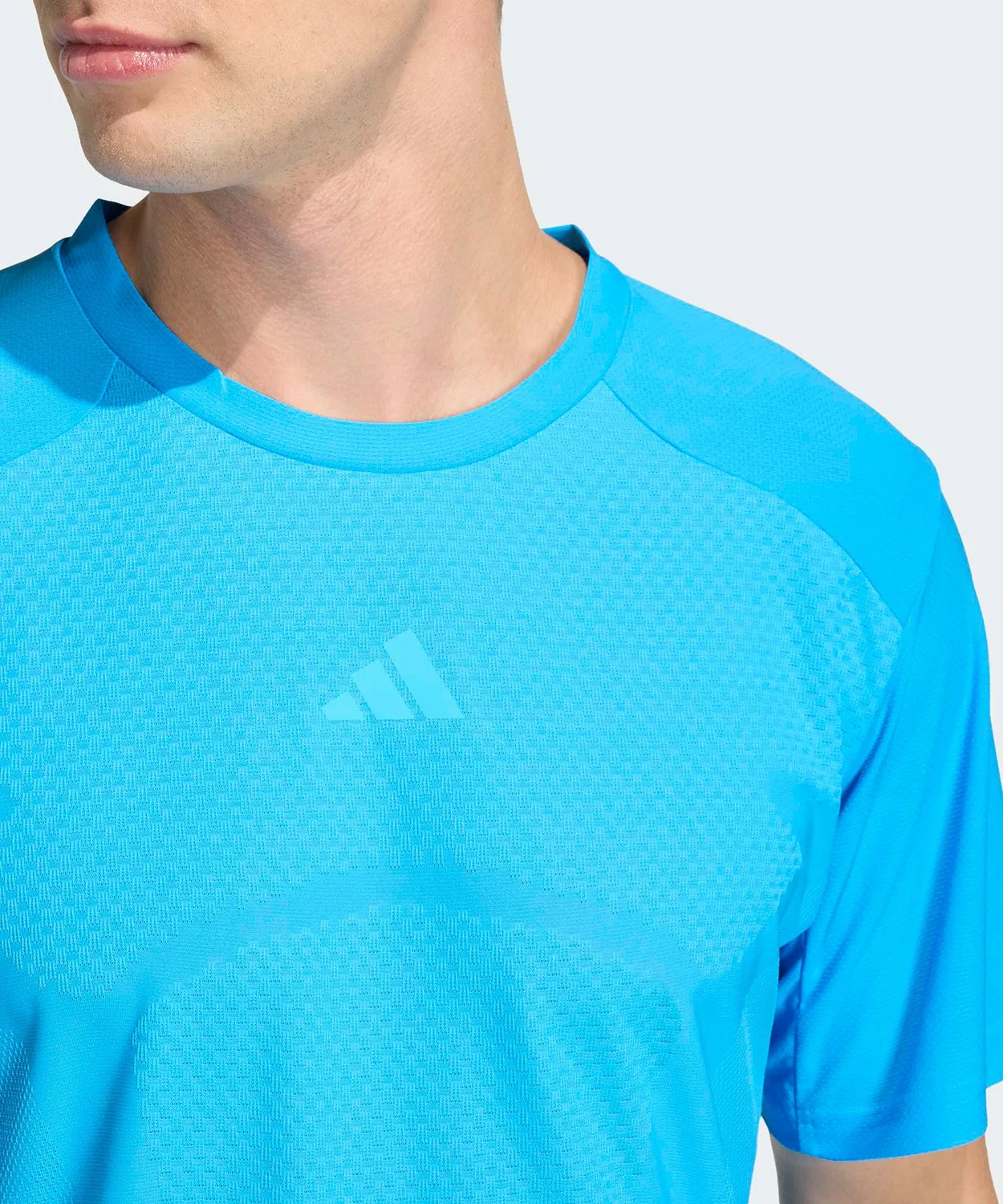 Мужская футболка с коротким рукавом Climacool 3D T-Shirt Adidas, Blue — фото 4
