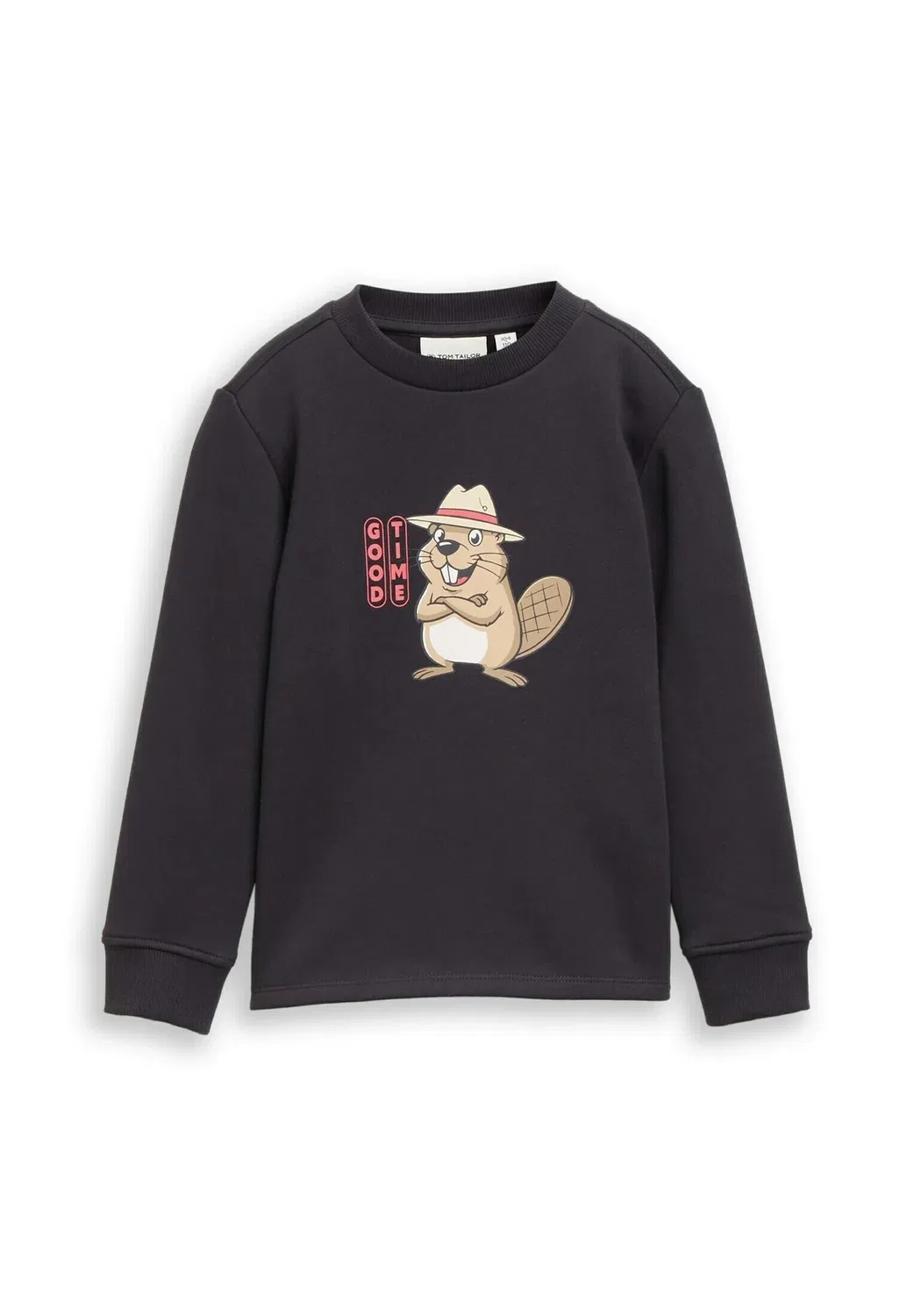 Толстовка Strick & sweatshirts с принтом - толстовка Tom Tailor, Coal Grey